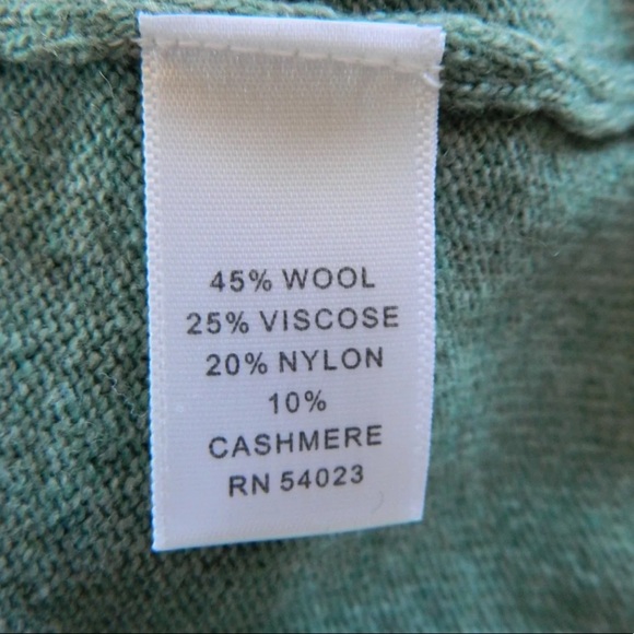 Banana Republic Ruffle V Neck Italian Wool Sweater - Picture 7 of 7